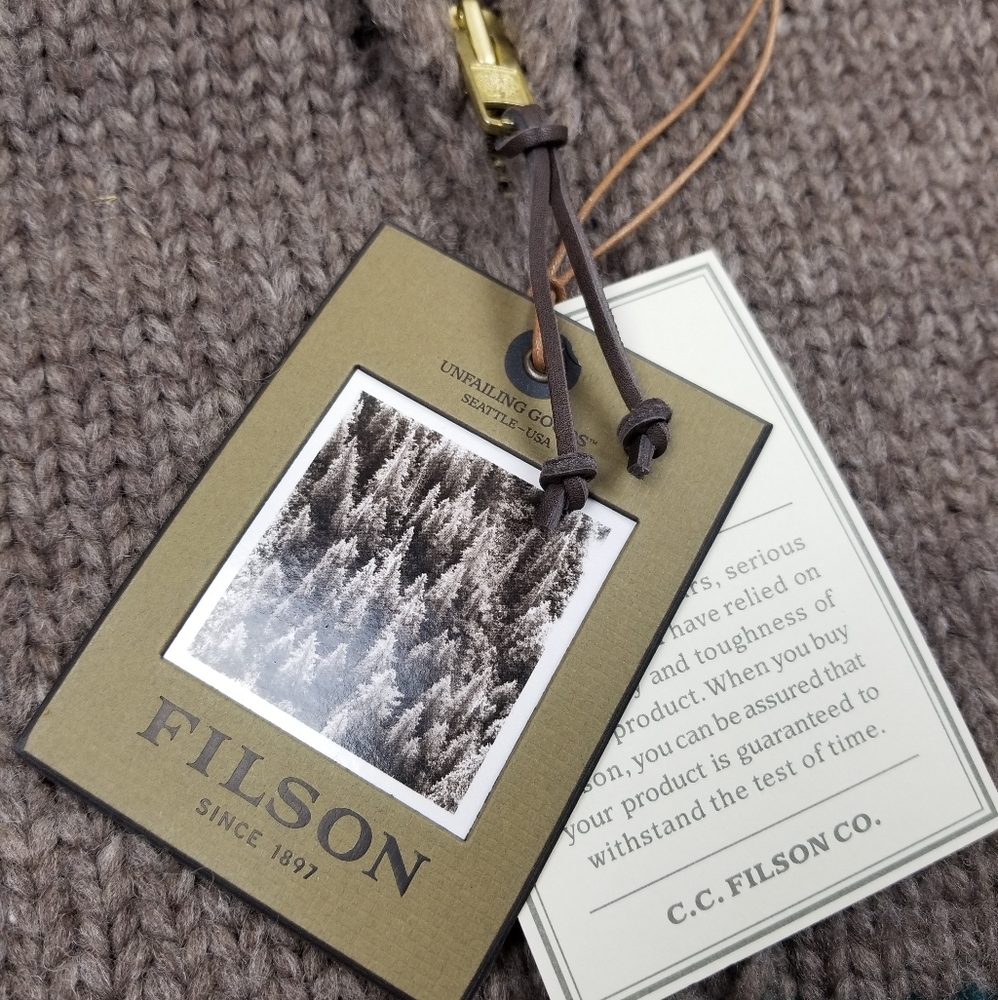 NWT Filson Blanket Stripe Hand Knit Wool Vest - Picture 2 of 11